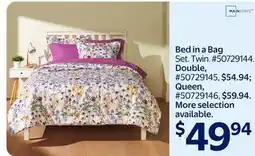Walmart Bed in a Bag offer