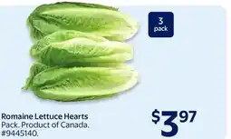 Walmart Romaine Lettuce Heart offer