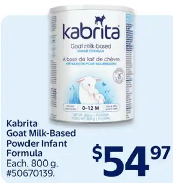 Walmart Kabrita Goat Milk-Based Powder Infant Formula offer