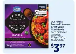 Walmart Great Value Nutri-Bowls offer