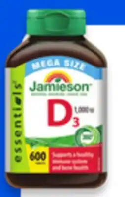 Walmart Jamieson Mega Size Vitamin D3 offer