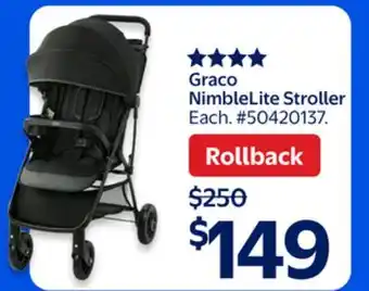 Walmart Graco NimbleLite Stroller offer