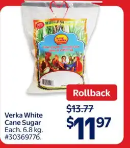 Walmart Verka White Cane Sugar offer