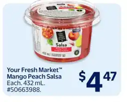Walmart Your Fresh Market Mango Peach Salsa offer