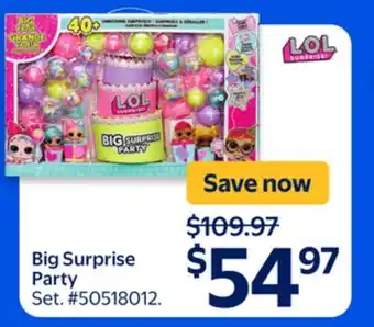 Walmart Big Surprise Party offer