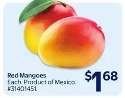 Walmart Red Mangoes offer