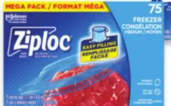 Walmart Ziploc Freezer Bags Mega Pack offer
