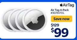 Walmart Air Tag 4-Pack offer