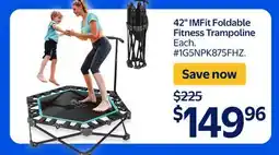 Walmart 42 IMFit Foldable Fitness Trampoline offer