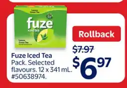 Walmart Fuze Iced Tea offer
