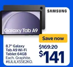 Walmart 8.7 Galaxy Tab A9 Wi-Fi Tablet 64GB offer