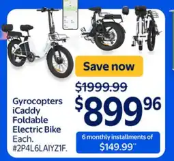 Walmart Foldable Electric Bike offer