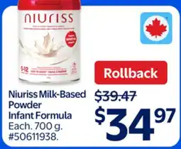 Walmart Powder Infant Formula offer