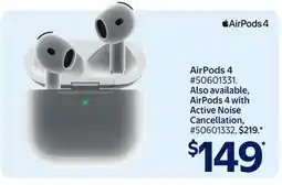 Walmart AirPods 4 offer