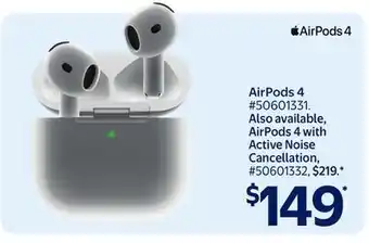 Walmart AirPods 4 offer