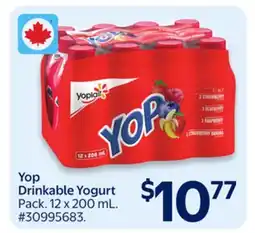 Walmart Yop Drinkable Yogurt offer