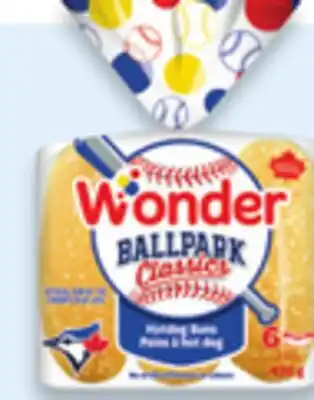 Walmart Wonder Ballpark Hot Dog or Hamburger Buns offer