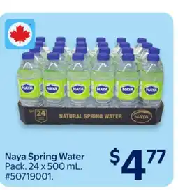 Walmart Naya Spring Water offer