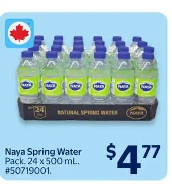 Walmart Naya Spring Water offer