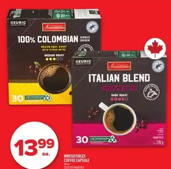 Metro IRRESISTIBLES COFFEE CAPSULE offer