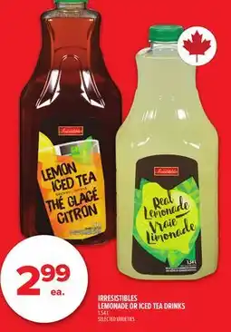 Metro IRRESISTIBLES LEMONADE OR ICED TEA DRINKS offer