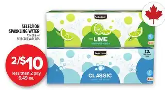 Metro SELECTION SPARKLING WATER offer