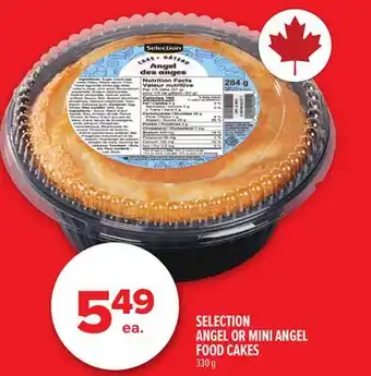 Metro SELECTION ANGEL OR MINI ANGEL FOOD CAKES offer
