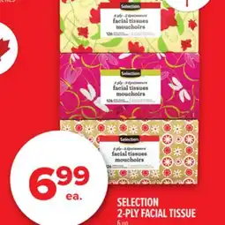 Metro SELECTION 2-PLY FACIAL TISSUE offer