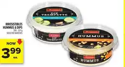 Metro IRRESISTIBLES HUMMUS & DIPS offer
