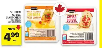 Metro SELECTION NATURAL SLICED CHEESE offer
