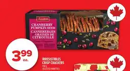 Metro IRRESISTIBLES CRISP CRACKERS offer