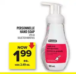 Metro PERSONNELLE HAND SOAP offer