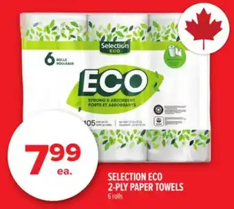 Metro SELECTION ECO 2-PLY PAPER TOWELS offer