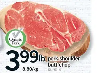 Fortinos PORK SHOULDER BUTT CHOP offer
