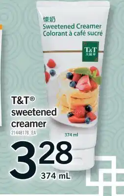 Fortinos T&T SWEETENED CREAMER, 374 ML offer