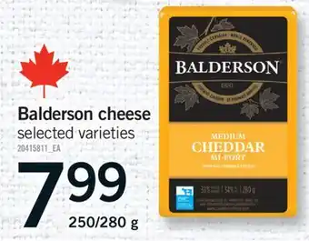 Fortinos BALDERSON CHEESE, 250/280 g offer