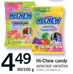 Fortinos HI-CHEW CANDY, 90/100 G offer