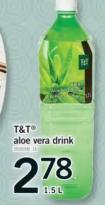 Fortinos T&T ALOE VERA DRINK, 1.5 L offer
