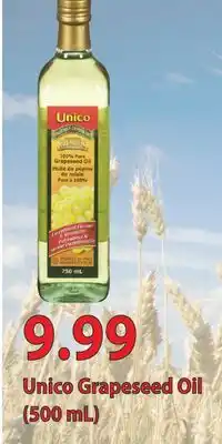 Fortinos UNICO GRAPESEED OIL, (500 mL) offer