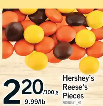 Fortinos HERSHEY'S REESE'S PIECES offer