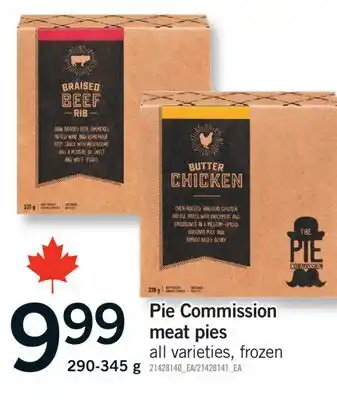 Fortinos COMMISSION MEAT PIES, 290-345 G offer