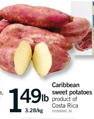 Fortinos CARIBBEAN SWEET POTATOES offer