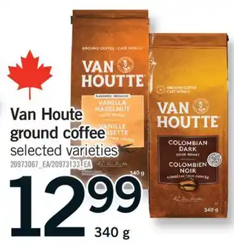 Fortinos VAN HOUTTE GROUND COFFEE, 340 g offer