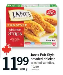 Fortinos JANES PUB STYLE BREADED CHICKEN offer