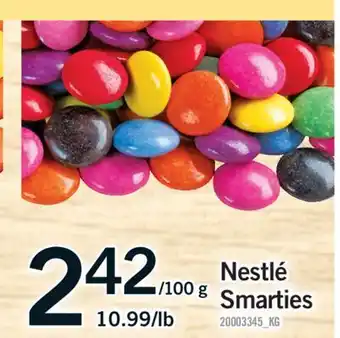 Fortinos NESTLÉ SMARTIES offer