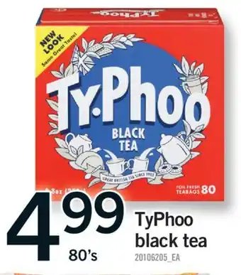 Fortinos TYPHOO BLACK TEA, 80's offer