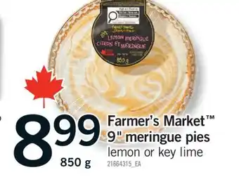 Fortinos FARMER'S MARKET 9 MERINGUE PIES offer