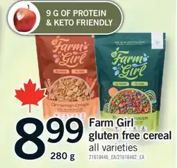 Fortinos FARM GIRL GLUTEN FREE CEREAL, 280g offer
