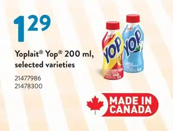 Fortinos YOPLAIT YOP 200 ML offer