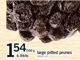 Fortinos LARGE PITTED PRUNES offer